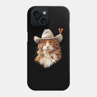 Cat Cowboy Purrfectly Wild West Phone Case