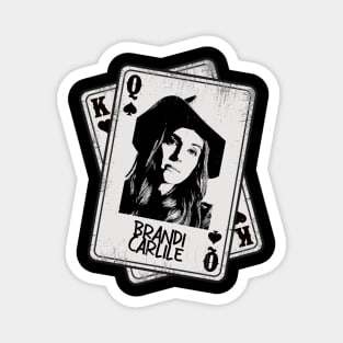 Retro Brandi Carlile Card Style Magnet