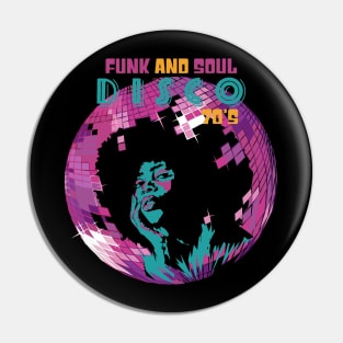 A Disco Funk and Soul Journey Pin