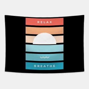 Relax Breathe Tapestry