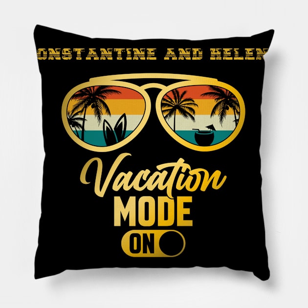 Dream vacation in Constantine and Helena,Bulgaria Pillow by ArtDesignDE