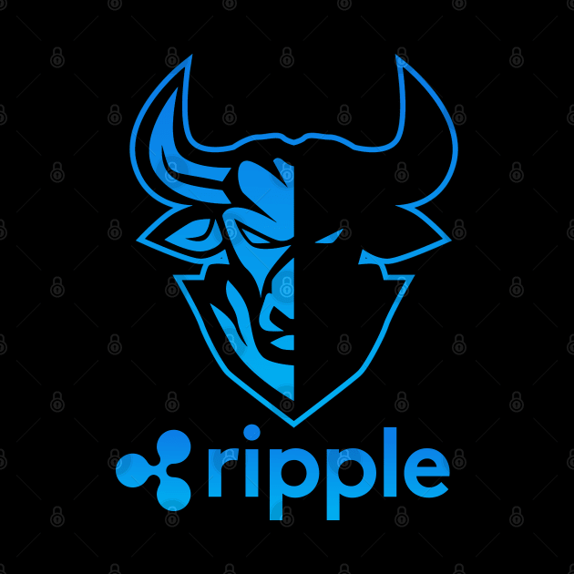 Ripple XRP coin Crypto coin Cryptocurrency by JayD World