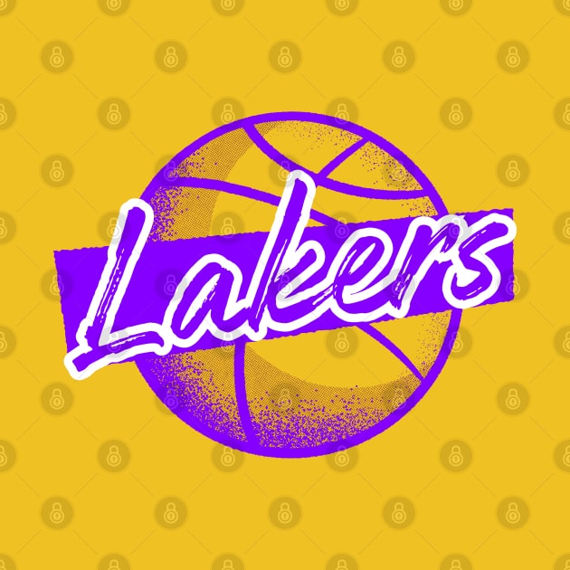 Basketball Lakers by Bruno Pires