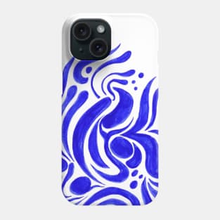 Blue Splash Phone Case