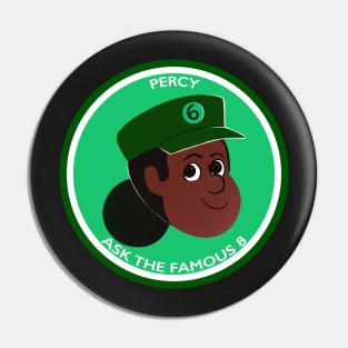 Percy Button - with text Pin