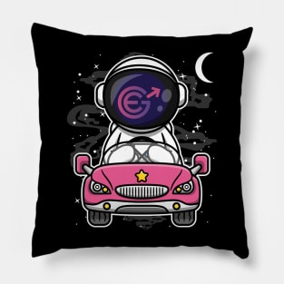 Astronaut Car Evergrow Crypto EGC Coin To The Moon Crypto Token Cryptocurrency Wallet Birthday Gift For Men Women Kids Pillow