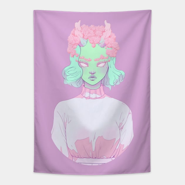 Blossom Demon Tapestry by DarkSideRunners