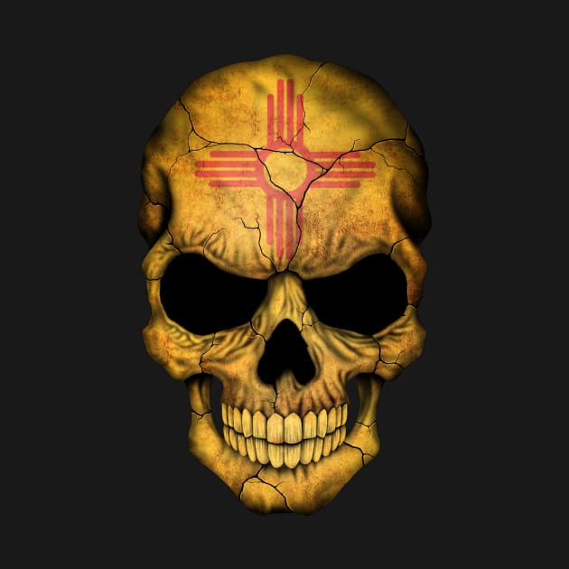 New Mexico Flag Skull by jeffbartels