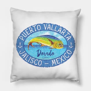 Puerto Vallarta, Jalisco, Mexico, Leaping Dorado Pillow