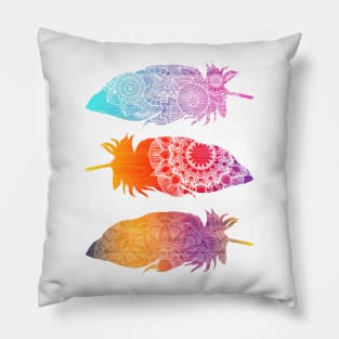 Feathers - Tribal Pillow