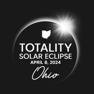 Ohıo Total Solar Eclipse 2024 T-Shirt