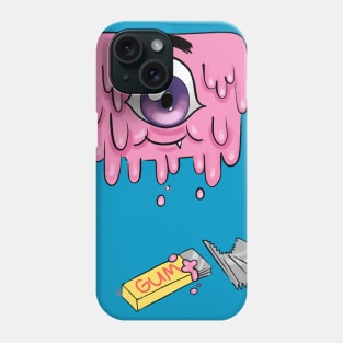 bubble gum monster Phone Case