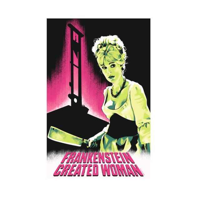 Frankenstein Created Woman Movie Art by PhilRayArt