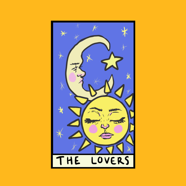 the lovers tarot design by Matilda Rose 