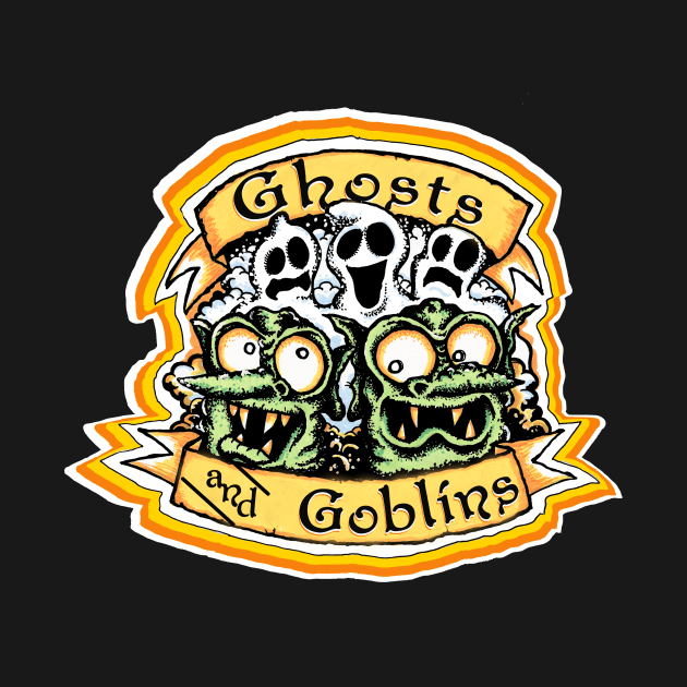 Ghosts and Goblins by PungentBasementArt