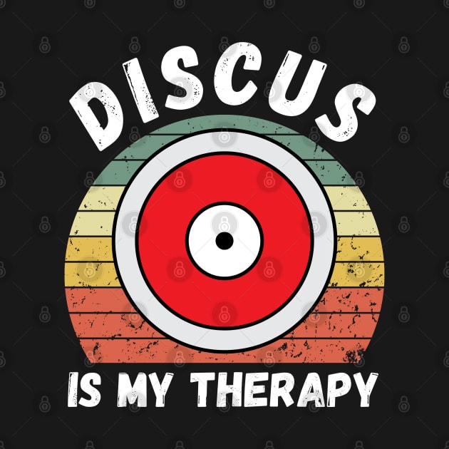 Discus Is My Therapy by footballomatic