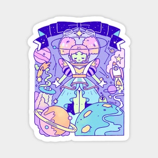 Galaxy girl Magnet