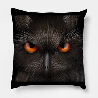 Mesmerizing owl eyes Pillow