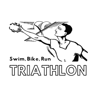 Swim Bike Run Cool - Triathlon Vintage Gift Idea T-Shirt