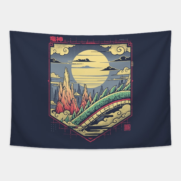 Dragon Kingdom V1 Tapestry by StudioM6