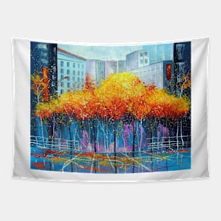 Autumn in Chicago Tapestry