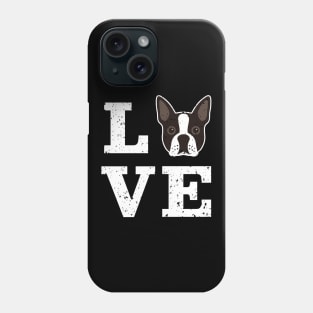 Boston Terrier Dog Love Phone Case