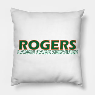 Rogers Lawn Care (Orange) Pillow