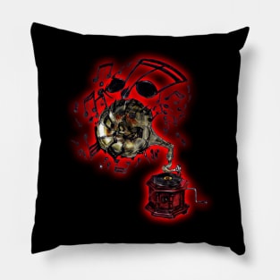 Haunted Gramophone Pillow