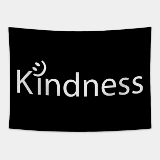 Kindness artistic text design Tapestry