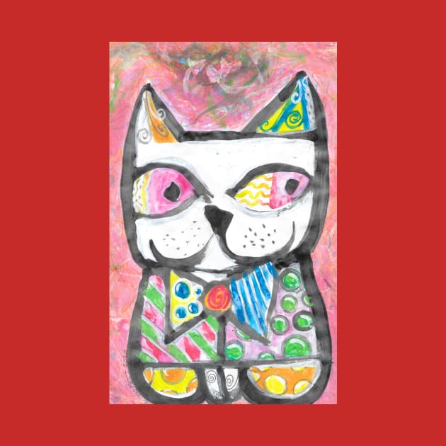 The crazy cat tribute to Romero Britto by walter festuccia