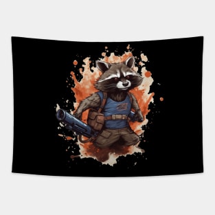 rocket raccoon Tapestry