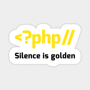 Silence is Golden Magnet