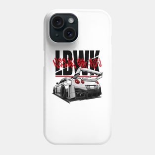 LIBERTY WALK NISSAN GTR-R35(WHITE) Phone Case