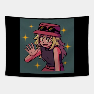 vaporwave anime aesthetic girl serena xy Tapestry