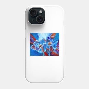 Blue Poppies Phone Case