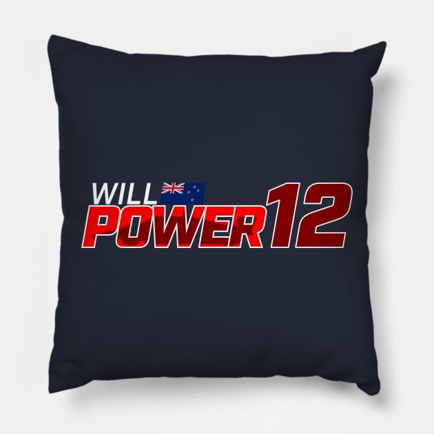Will Power '23 Pillow by SteamboatJoe