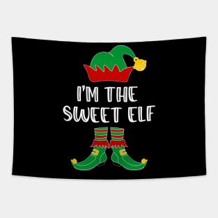 I'm The Sweet Elf Matching Family Group Christmas Tapestry