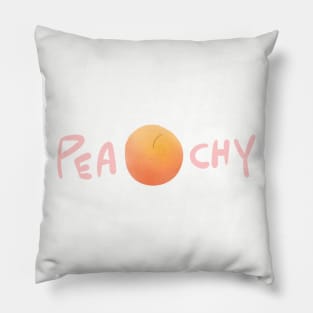 Peachy tee Pillow