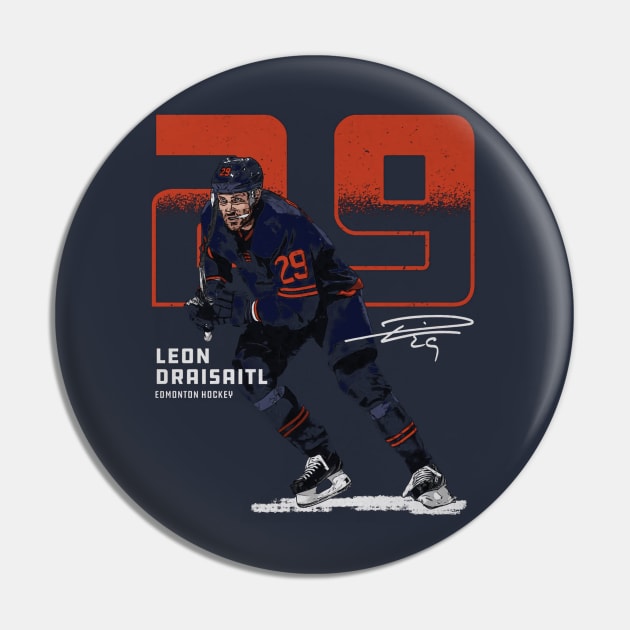 Leon Draisaitl Edmonton Outline Pin by lavonneroberson