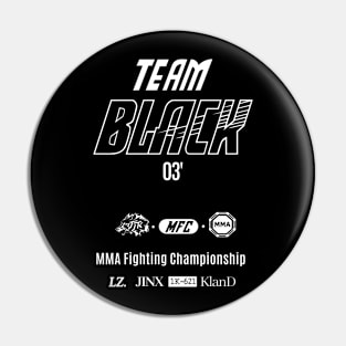 Team Black Pin