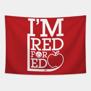 Red For Ed Tapestry