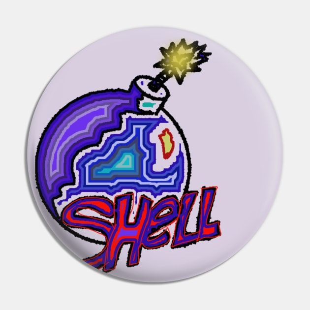 Bomb Shell Pin by GirlWastedCouture