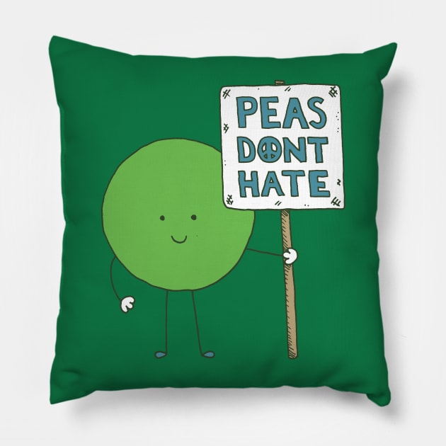 Let's Get Along Pillow by Matt Andrews