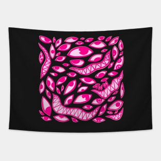 Monster mash - Pinku Tapestry