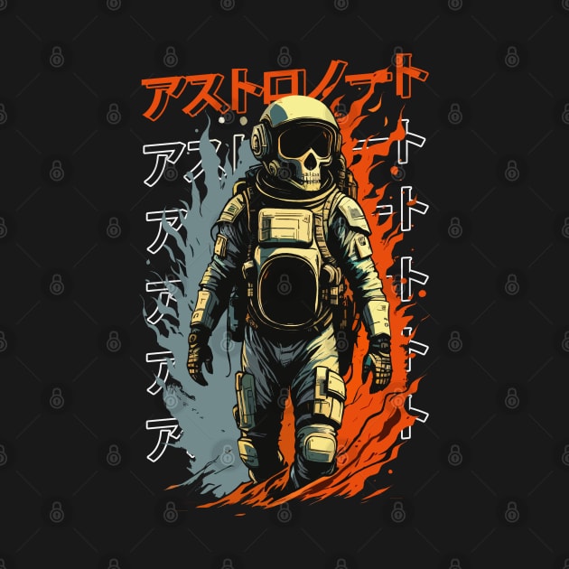 Skull Astronaut Streetwear Style by DeathAnarchy