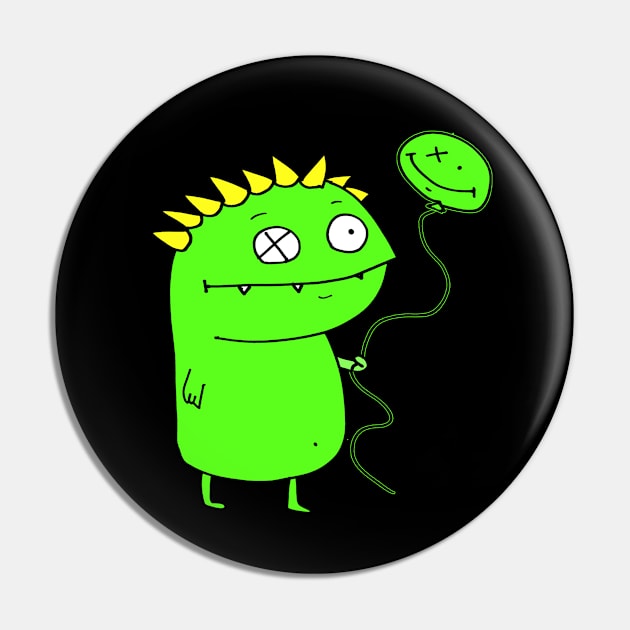 MONSTER HOLDING A BALLOON! Pin by witterworks