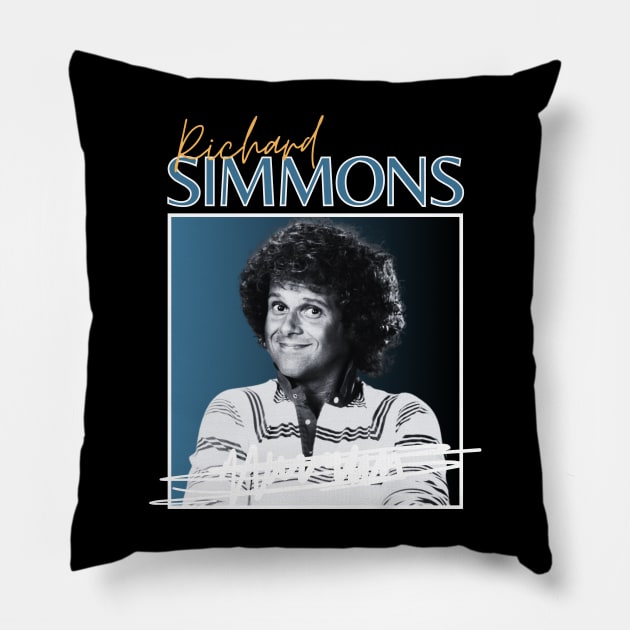 Richard simmons///original retro Pillow by DetikWaktu