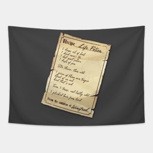 Life Potion Recipe Tapestry