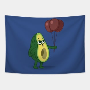 Avocado with balloons Tapestry