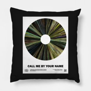 minimal_Call_Me_By_Your_Name Warp Barcode Movie Pillow